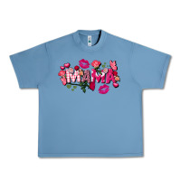 Pebble Blue Valentine's Day mama Urban Heavy Tee - FaDigitalArtStudio
