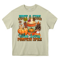 Just A Girl Who Loves Pumpkin Spice Heavy Core Tee | Teevron