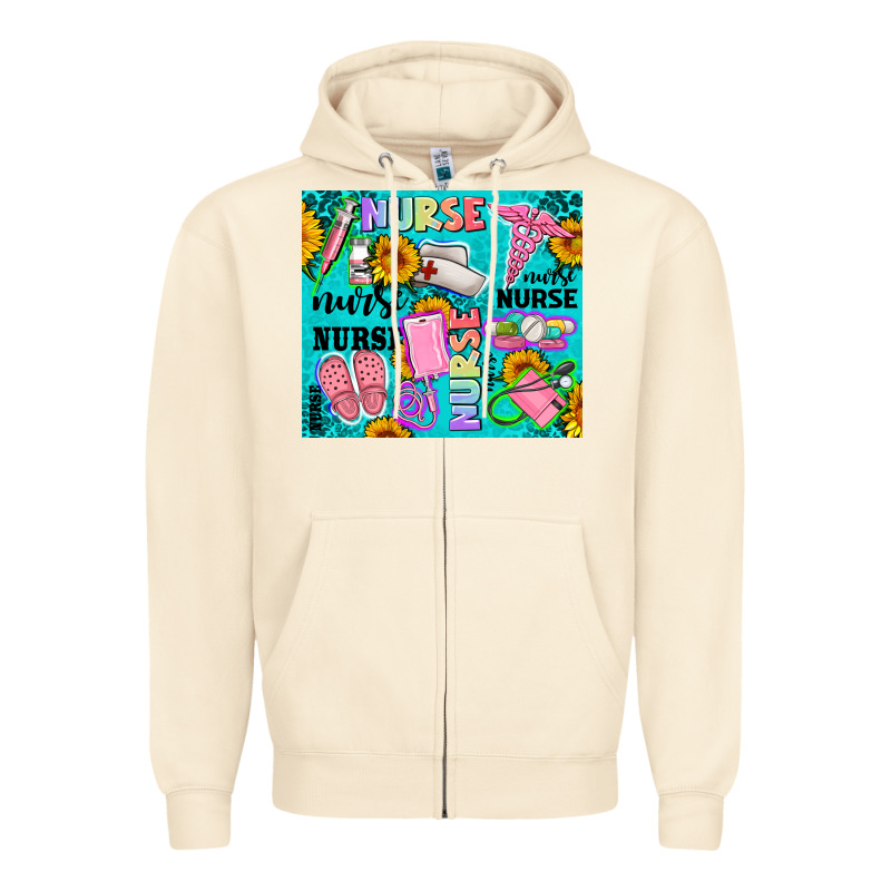 Western Nurse Zipper Hoodie by AdoDesignShop | Teevron