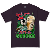 Plum Grab your joe let's go Soccer Premium Tee - HowdyJamesFarm