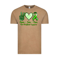 Vintage Coffee Peace Love Cure Non Hodgkins Lympoma Vintage Tee - Jasminsmagicworld