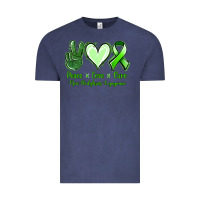 Vintage Denim Peace Love Cure Non Hodgkins Lympoma Vintage Tee - Jasminsmagicworld