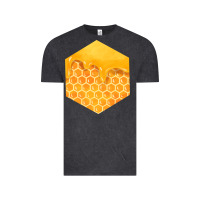 Vintage Black honeycomb fa element Vintage Tee - FaDigitalArtStudio