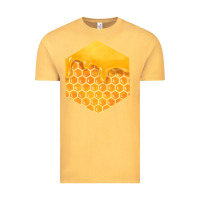 Vintage Mustard honeycomb fa element Vintage Tee - FaDigitalArtStudio