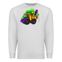 Dove Grey loads of mardi gras truck Premium Sweatshirt - AdoDesignShop