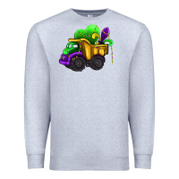 Heather Grey loads of mardi gras truck Premium Sweatshirt - AdoDesignShop