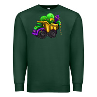 Sports Green loads of mardi gras truck Premium Sweatshirt - AdoDesignShop