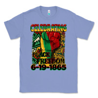 Colony Blue celebrating black freedom 6 19 1865 juneteenth Classic Tee - CowGirlArtShop