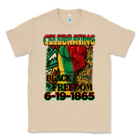 Mushroom celebrating black freedom 6 19 1865 juneteenth Classic Tee - CowGirlArtShop