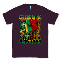 Plum celebrating black freedom 6 19 1865 juneteenth Classic Tee - CowGirlArtShop