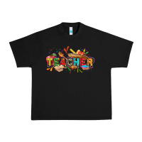 Black Cinco de mayo Teacher Urban Heavy Tee - FaDigitalArtStudio