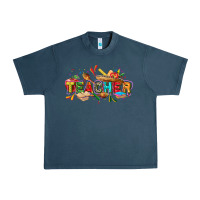 Cinco De Mayo Teacher Urban Heavy Tee | Teevron