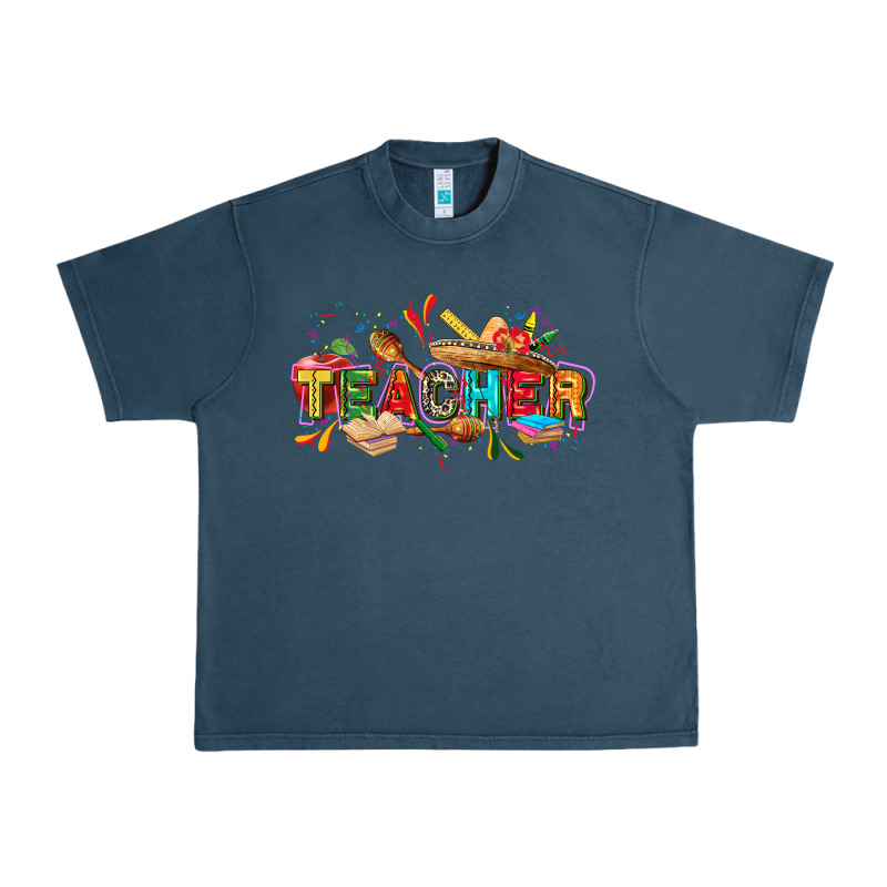 Cinco De Mayo Teacher Urban Heavy Tee by FaDigitalArtStudio | Teevron