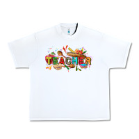 White Cinco de mayo Teacher Urban Heavy Tee - FaDigitalArtStudio