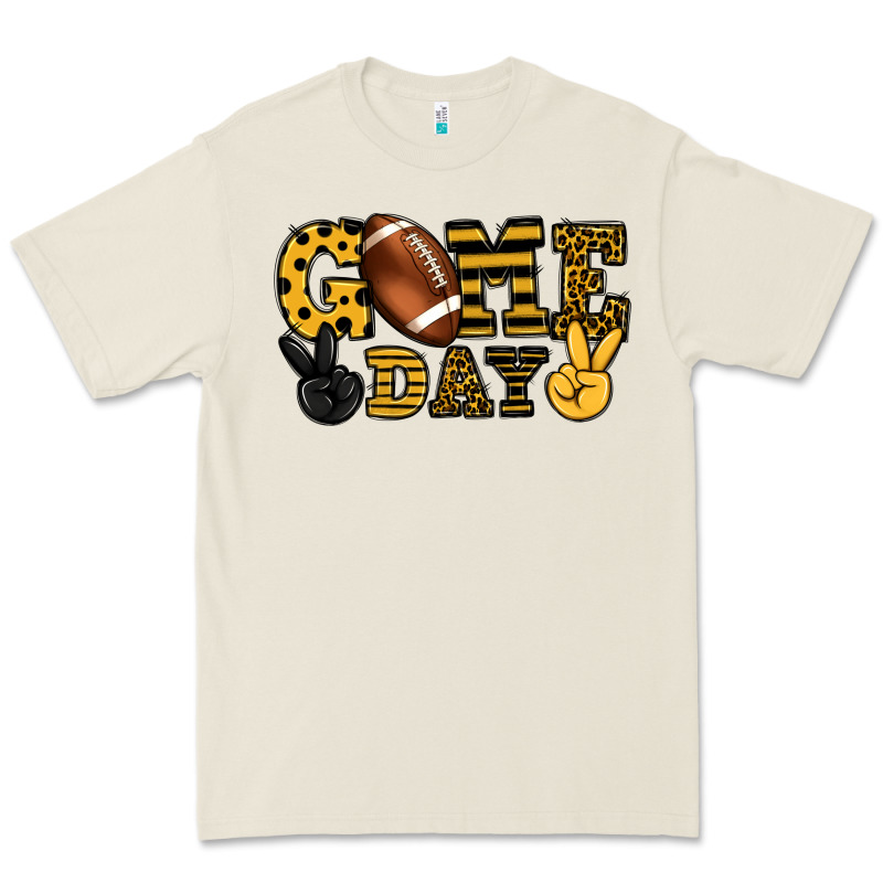 Game Day Yellow And Black Team Color Premium Tee by HowdyJamesFarm | Teevron