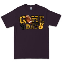 Plum Game day yellow and black team color Premium Tee - HowdyJamesFarm