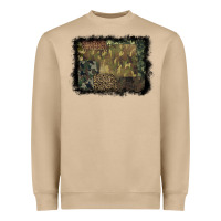 Mushroom camouflage leopard background Heavyweight Sweatshirt - BarkalooDesign