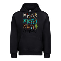 Black merry christmas Urban Hoodie - JahusDesignShop