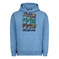 Pigment Pebble Blue merry christmas Urban Hoodie - JahusDesignShop