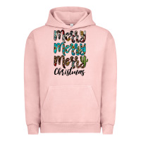 Pigment Salmon merry christmas Urban Hoodie - JahusDesignShop
