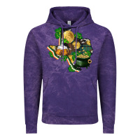 Cloud Purple texas map st patrick's day Vintage Hoodie - FaDigitalArtStudio