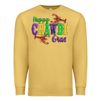 Antique Gold happy mardi gras with lobster Premium Sweatshirt - AdoDesignShop