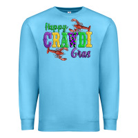 Ocean Blue happy mardi gras with lobster Premium Sweatshirt - AdoDesignShop