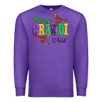 Purple happy mardi gras with lobster Premium Sweatshirt - AdoDesignShop