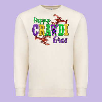 Happy Mardi Gras With Lobster Premium Sweatshirt Designed By Adodesignshop