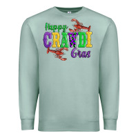Seafoam happy mardi gras with lobster Premium Sweatshirt - AdoDesignShop