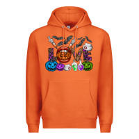 Carrot love  halloween Premium Hoodie - CowhideDigitalArt