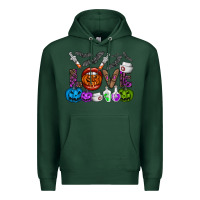 Sports Green love  halloween Premium Hoodie - CowhideDigitalArt