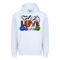 White love  halloween Premium Hoodie - CowhideDigitalArt