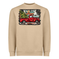 Mushroom christmas truck Heavyweight Sweatshirt - BarkalooDesign