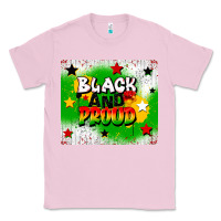 Bubblegum Pink black and proud Classic Tee - CowGirlArtShop