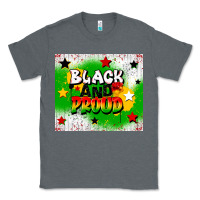 Charcoal Heather black and proud Classic Tee - CowGirlArtShop