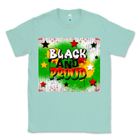 Seafoam black and proud Classic Tee - CowGirlArtShop