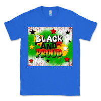 True Royal black and proud Classic Tee - CowGirlArtShop