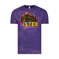 Cloud Purple football sister Vintage Tee - OliviaCreatesArt