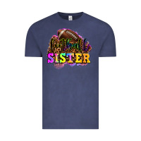 Vintage Denim football sister Vintage Tee - OliviaCreatesArt