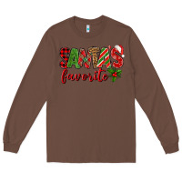 Chestnut Santa's Favorite Long Sleeve Tee - BundleAndBundleShop