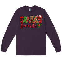 Plum Santa's Favorite Long Sleeve Tee - BundleAndBundleShop