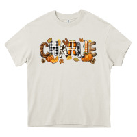 Cream Personalized Fall Autumn Heavy Core Tee - NancyCooperArtShop