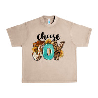 French Oak Western Choose Joy Urban Heavy Tee - FaDigitalArtStudio