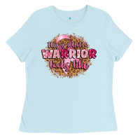 Baby Blue this is what a warrior looks like Ladies Tee - CowGirlArtShop