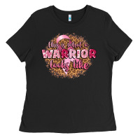 Black this is what a warrior looks like Ladies Tee - CowGirlArtShop