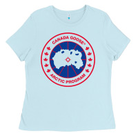 Baby Blue CANADA GOOSE Ladies Tee - baoMotion