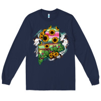 Navy maine Long Sleeve Tee - RanaPortraitStore
