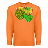 Carrot st patricks day hearts Premium Sweatshirt - AdoDesignShop