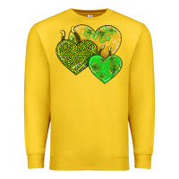 Lemon st patricks day hearts Premium Sweatshirt - AdoDesignShop